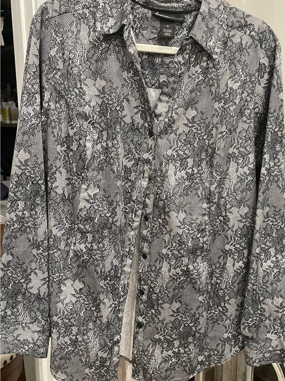 Black Lace-Overlay Lane Bryant
